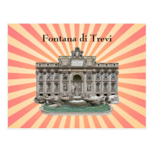Postcard: Fontana di Trevi: Trevi Fountain