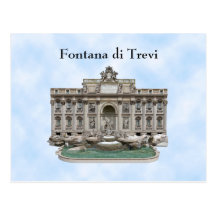 Postcard: Fontana di Trevi: Trevi Fountain