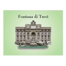Postcard: Fontana di Trevi: Trevi Fountain