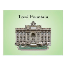 Postcard: Fontana di Trevi: Trevi Fountain