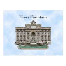 Postcard: Fontana di Trevi: Trevi Fountain