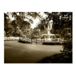 Postcard - Forsyth Fountain sepia
