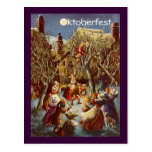 Postcard Full Moon Party Oktoberfest Celebration