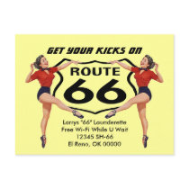 Postcard Get Your Kicks On Route 66 Advertising PC
