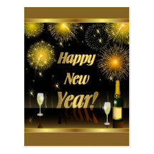 Postcard Happy New Year