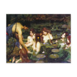 Postcard: "Hylas and the Nymphs" (detail)