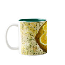 Postcard Lemons Coffee Mugs
