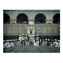 Postcard:  "Mohammedan Rajah and Court Officials"