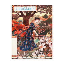 Postcard: Month of  July - Jullet