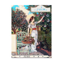 Postcard: Month of  June - Juin