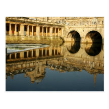 Postcard of historical town of Bath