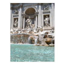 Postcard of Trevi Fountain