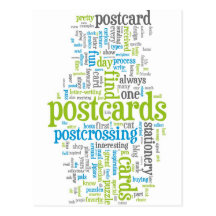 Postcard "Postcrossing green"