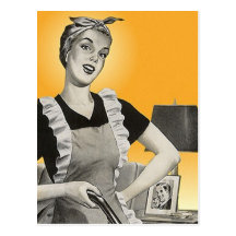Postcard Promotional Ad For House Cleaning Service