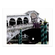 Postcard - Rialto Bridge Colour