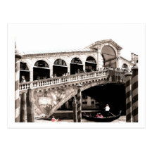 Postcard - Rialto Bridge Sepia