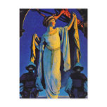 Postcard:  Spirit of the Night - Maxfield Parrish