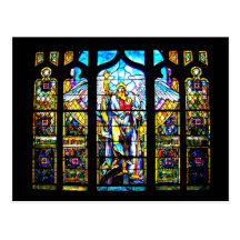 Postcard-Stained Glass-Louis Tiffany 1