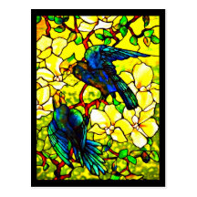 Postcard-Stained Glass-Louis Tiffany 15