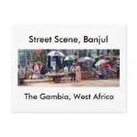 Postcard, Street Scene, Banjul