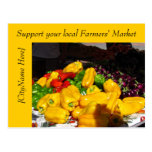 Postcard - Support Farmers Market - Peppers postcards