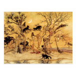 Postcard:  The Witches Sabbath - Halloween Art