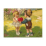 Postcard - Valentine's Love Little Boy Girl Heart