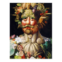 Postcard: Vertumnus (Portrait of Rudolf II)