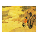 Postcard Vintage Asian Art
