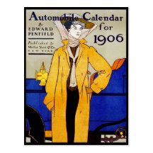 Postcard: Vintage - Auto Calendar - Penfield