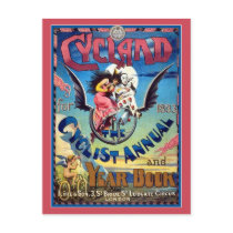 Postcard: Vintage Bicycle Art - Cyclist Year Book