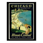 Postcard-Vintage Chicago Travel Art-2
