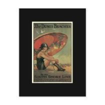 Postcard-Vintage Chicago Travel Art-4