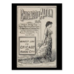 Postcard-Vintage Chicago Travel Art-5