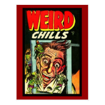 Postcard Vintage Comic Book Covers