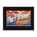 Postcard Vintage New York City Poster