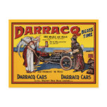Postcard: Vintage Race Car: Darracq Cars