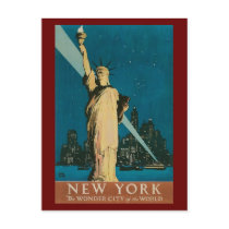 Postcard-Vintage Statue of Liberty