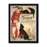 Postcard:  Vintage Steinlen "Clinique Cheron"