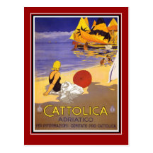 Postcard Vintage Travel Italy