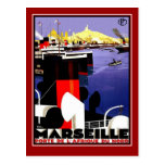 Postcard Vintage Travel Marseille
