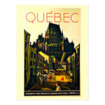 Postcard-Vintage Travel-Quebec