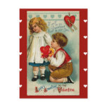 Postcard-Vintage Valentine for your sweetheart