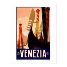 Postcard-Vintage Venezia, Italy