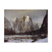 Postcard With Albert Bierstadt Painting