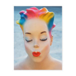 Postcard with Kissing Mannequin