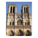 Postcard with Notre Dame de Paris cathedral