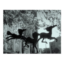 Postcards - flying horses