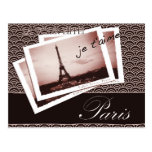 Postcards from Paris Bonjour Postcard