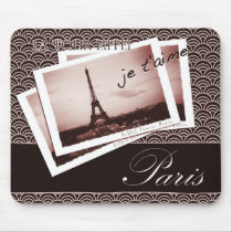 Postcards from Paris Vignette Mouse Pad